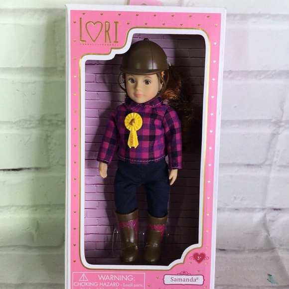 Lori Samanda Girl Riding Mini Doll 6in Equestrian - Picture 1 of 7